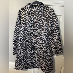 Size small cheetah print 3/4 jacket
